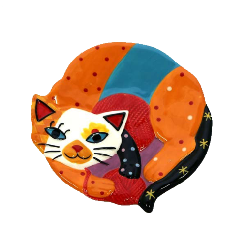 Katzen-Teller Keramik