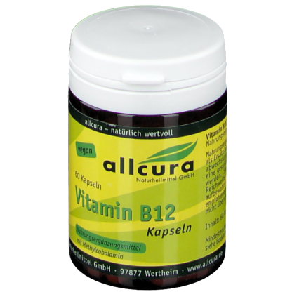 Allcura Vitamin B 12 Kapseln 60 Stück