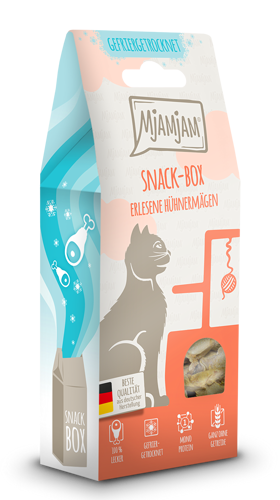 MjAMjAM - Snackbox für Katzen - erlesene Hühnermägen 35g