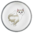 Keramiknapf flach mit Katze und Pfoten 0,3l