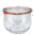 Weck Einkochglas Tulpen-Form 580ml 6er-Pack komplett