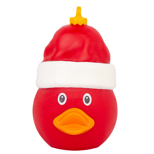 Weihnachtskugel Ente mit Mütze - Quietscheente
